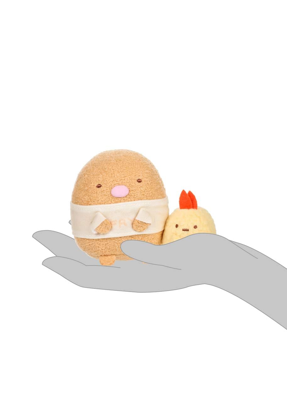 Sumikko Gurashi 4 Inch Plush - Tonkatsu Pork Cutlet w/ Shrimp