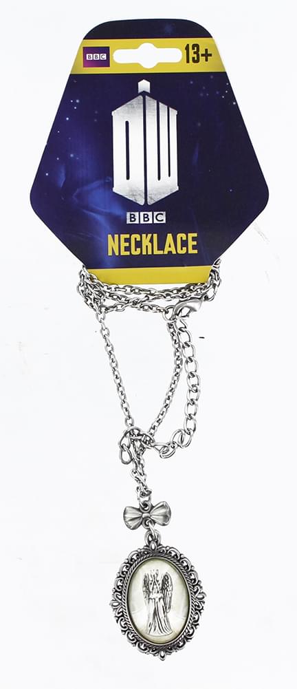 Doctor Who Weeping Angel Cameo Necklace