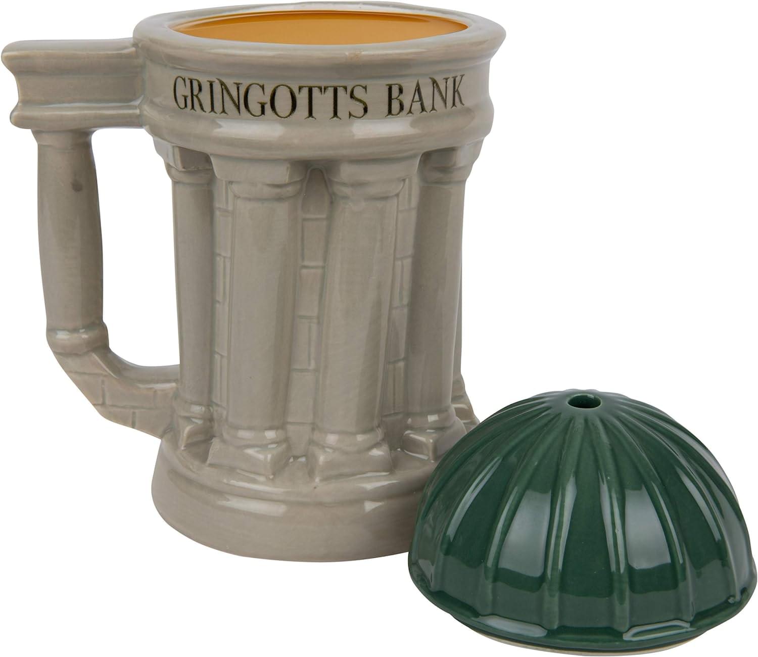 Harry Potter Gringotts Bank 28oz Lidded Mug