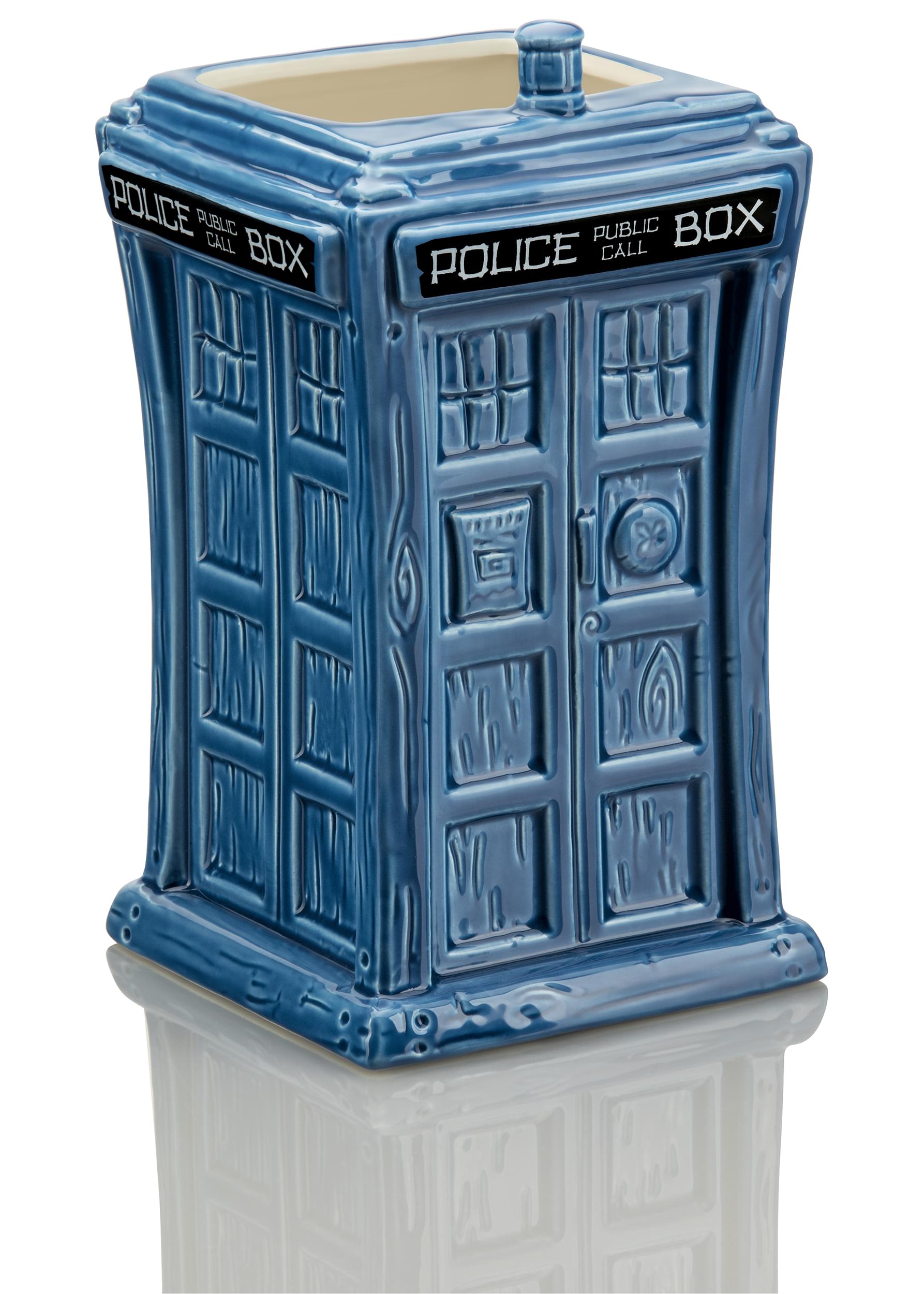 Geeki Tikis Doctor Who TARDIS Ceramic Mug | Holds 42 Ounces
