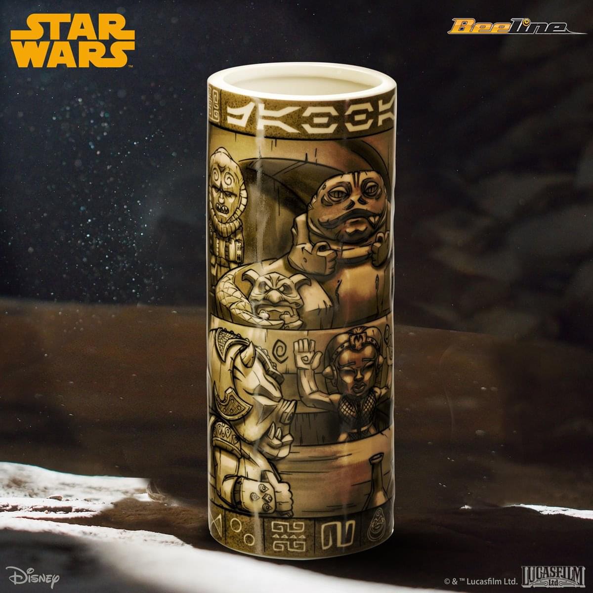 Geeki Tiki Star Wars Jabbas Palace Scenic 24 Ounce Ceramic Tiki Mug