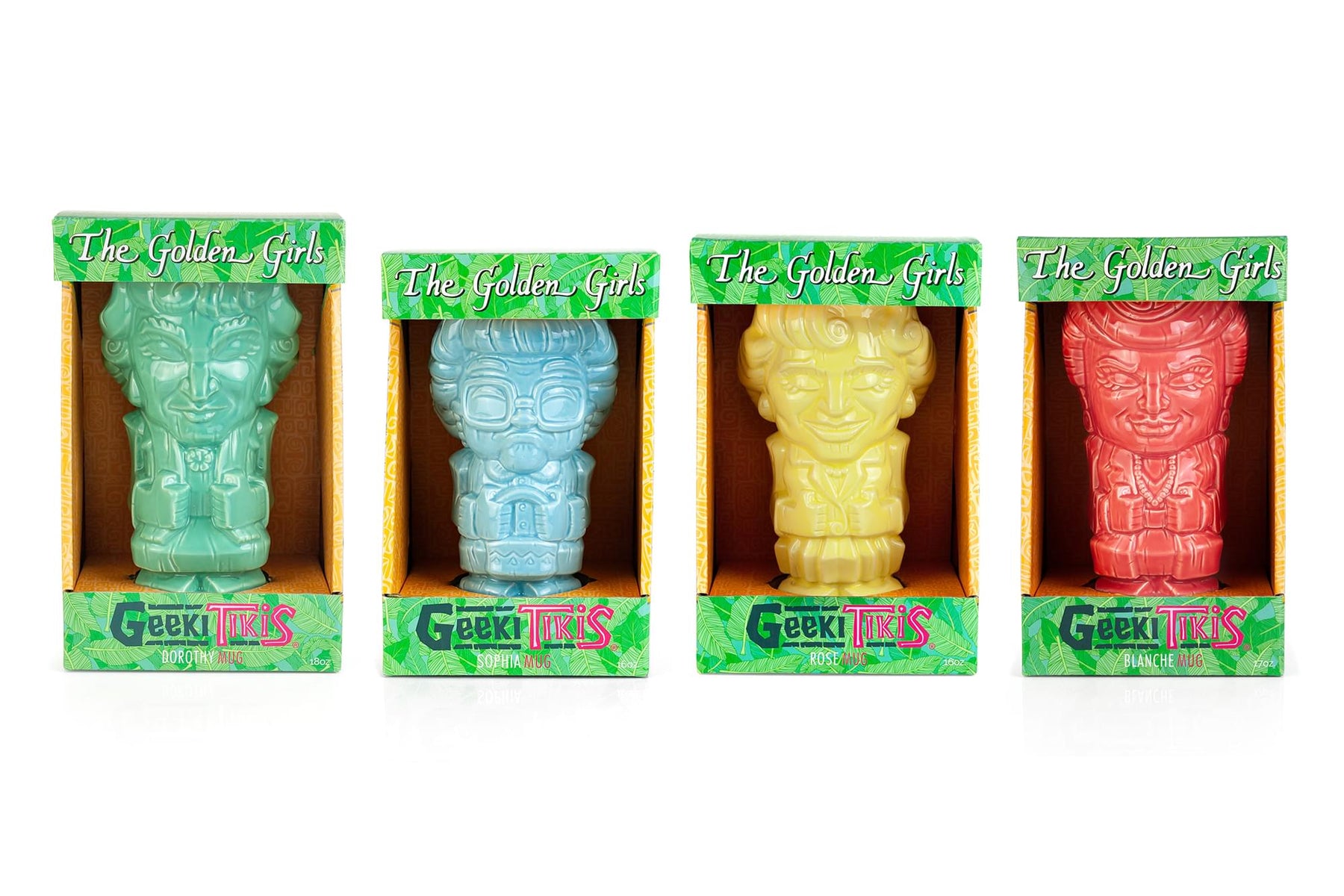 Geeki Tikis The Golden Girls Ceramic Mugs | Set of 4