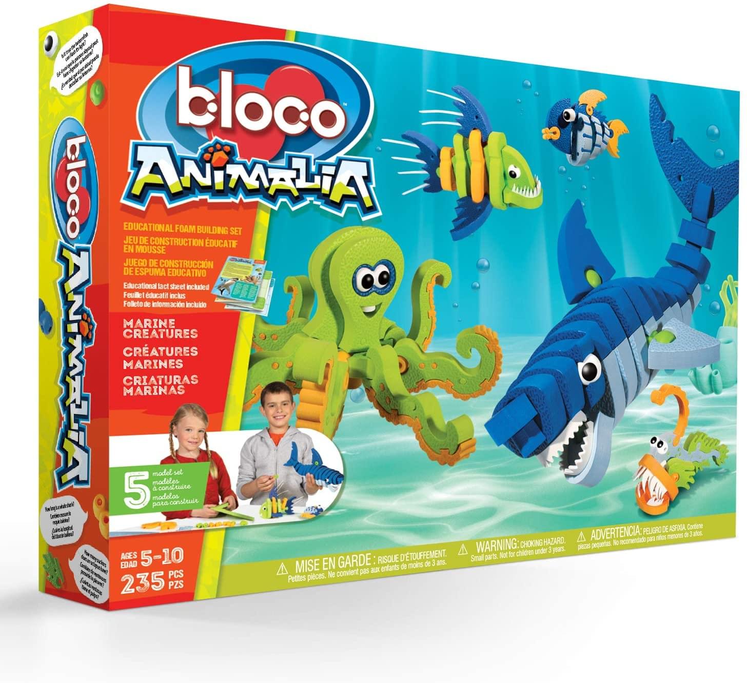 Bloco 235 Piece Construction Set | Marine Creatures