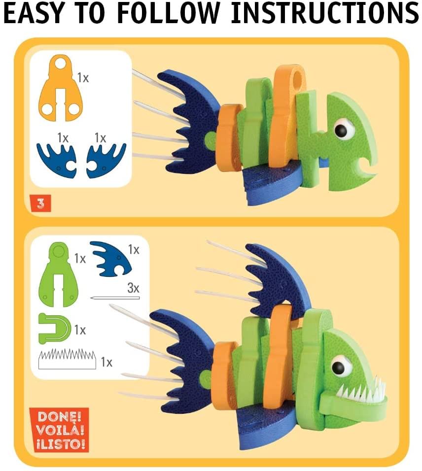 Bloco 235 Piece Construction Set | Marine Creatures