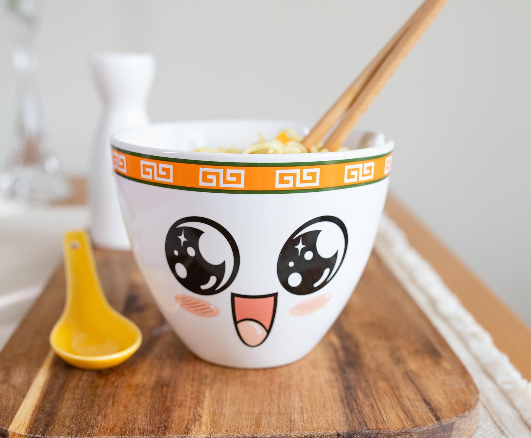 Bowl Bop Pho-Kin Good Japanese Dinnerware Set | 16-Ounce Ramen Bowl, Chopsticks