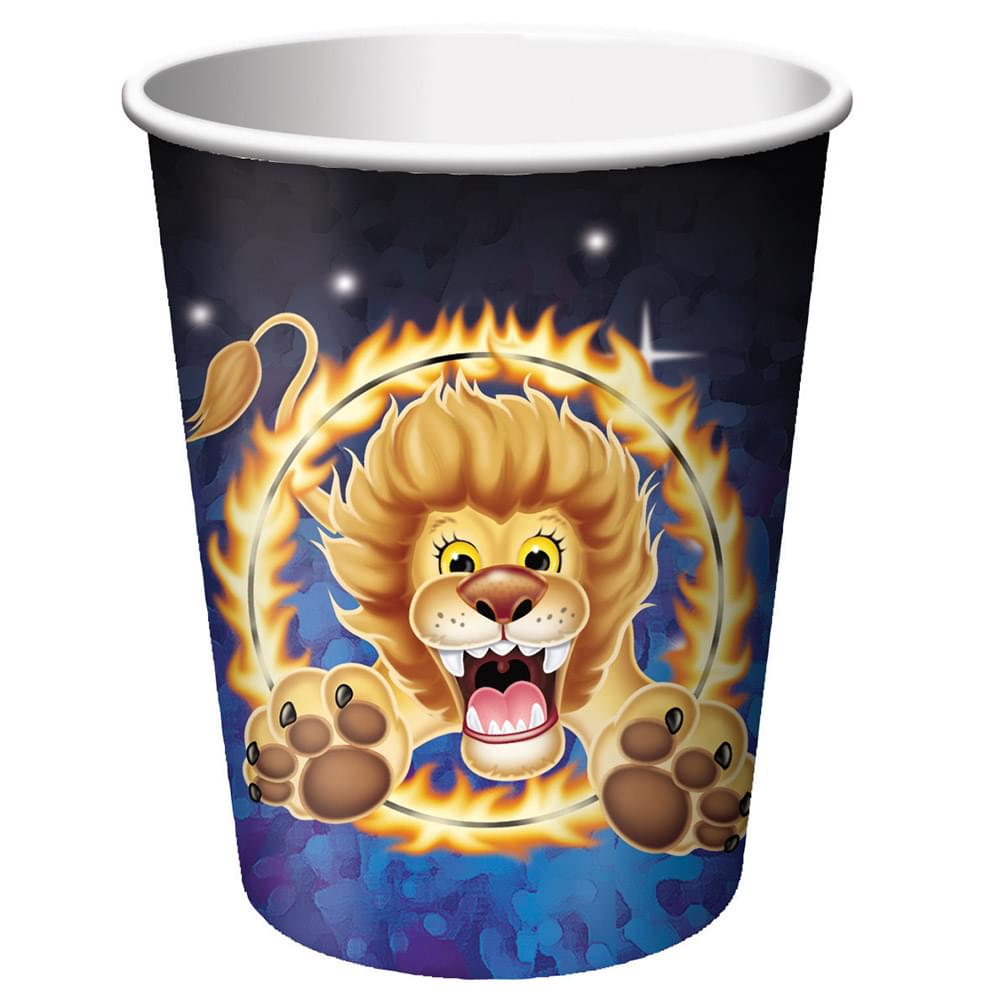 8 Pack 9Oz Cups Big Top Birthday