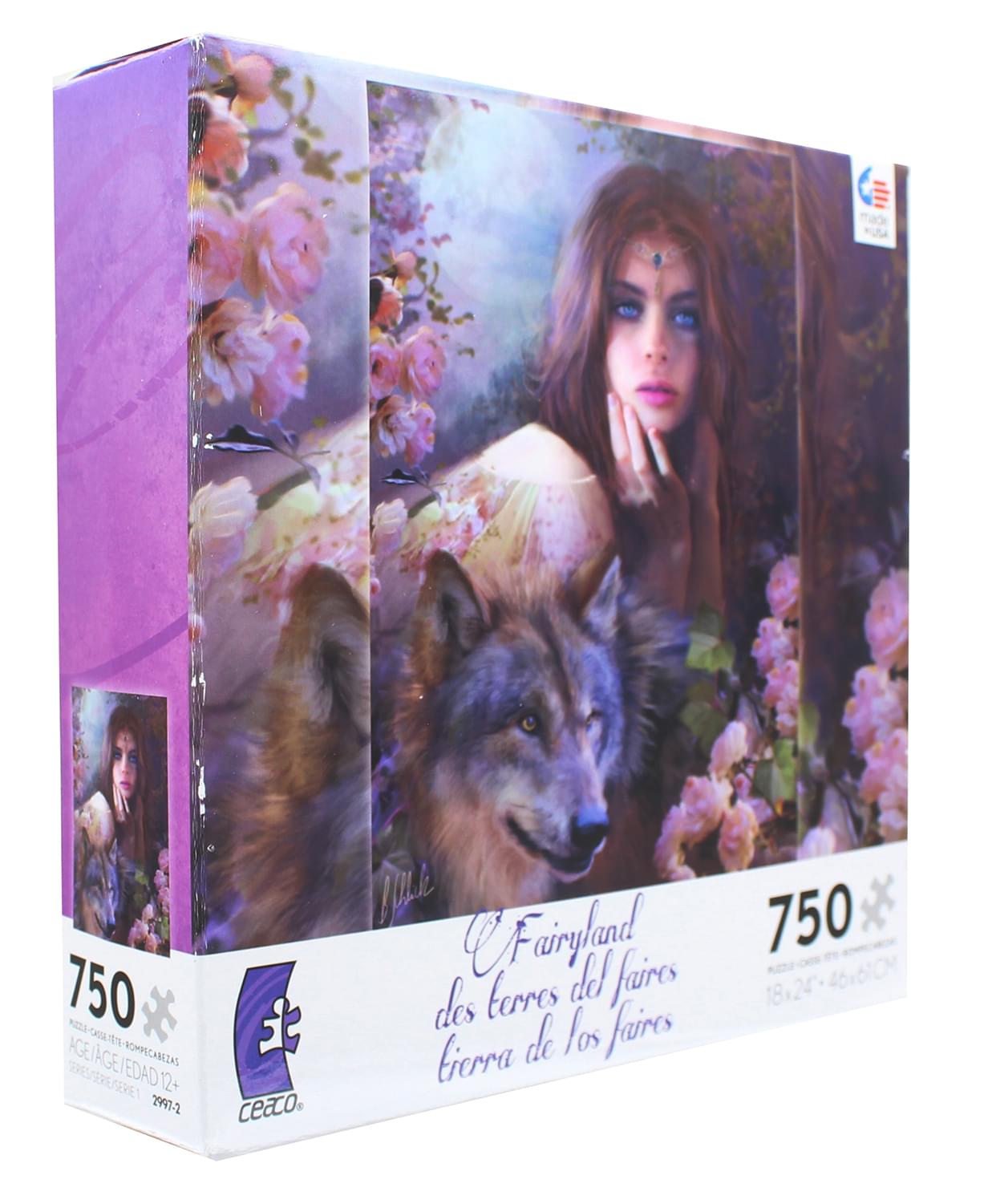 Fairyland Midnight Rose 750 Piece Jigsaw Puzzle
