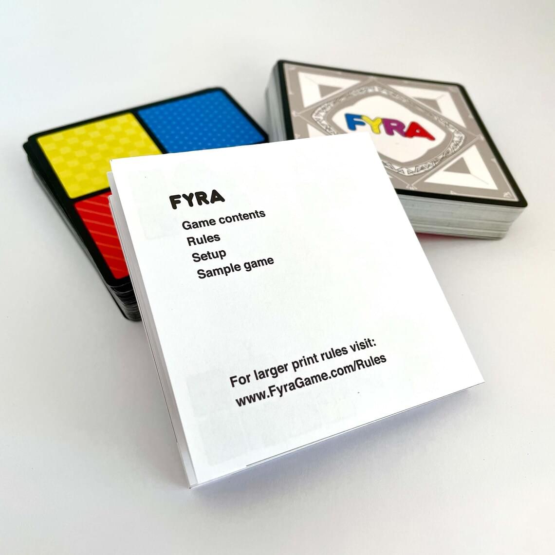 Fyra Matching & Stacking Card Game | 1-4 Players