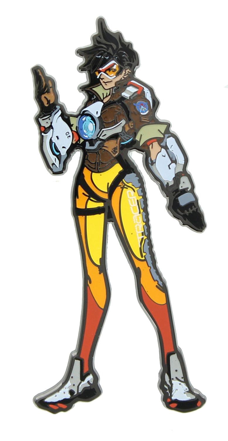 Overwatch Official Hero Pin Set | D. Va, Tracer, & Soldier 76 Pins | Set of 3