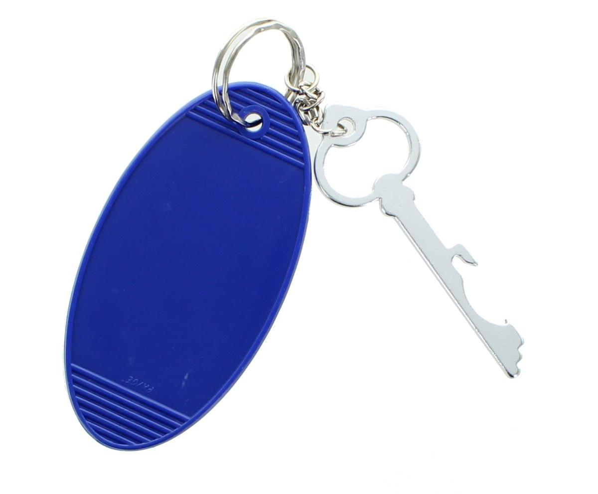 Retro Motel Key Fob - Major Woody's Blue
