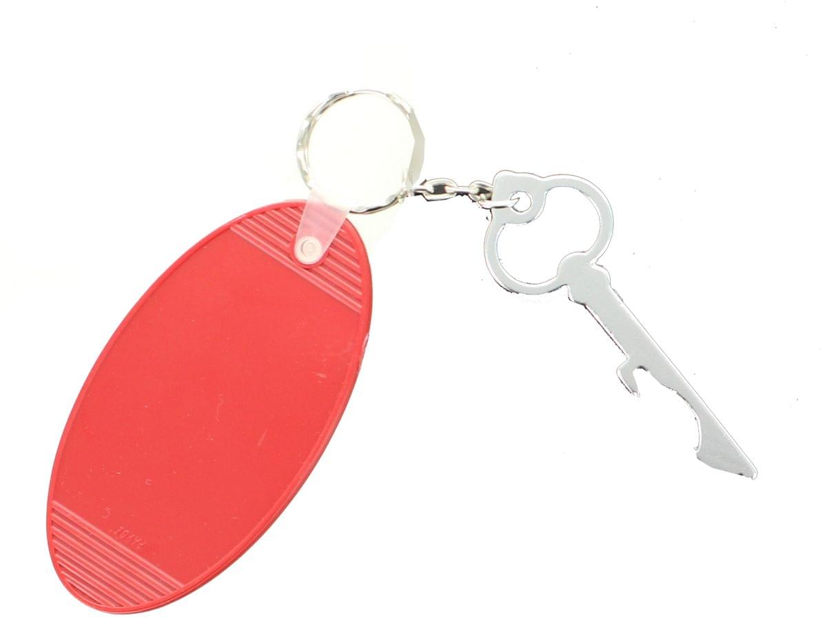 Retro Motel Key Fob - KY Korral Red