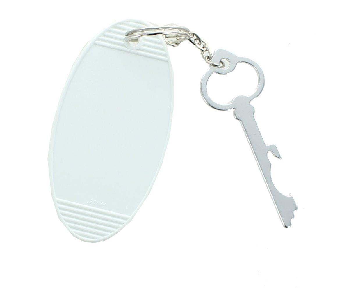 Retro Motel Key Fob - Honeypot Hotel White