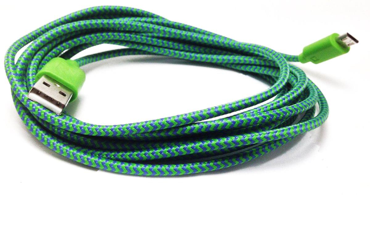 XL 9' Charging & Data Cable Iphone 5/5S 9, Green