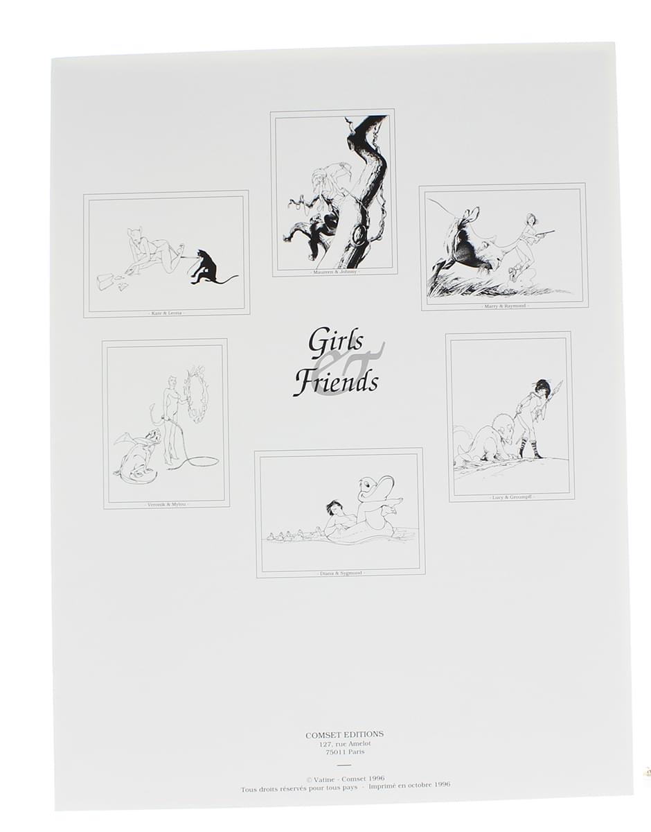 Olivier Vatine's "Girls And Friends" Art Print Portfolio