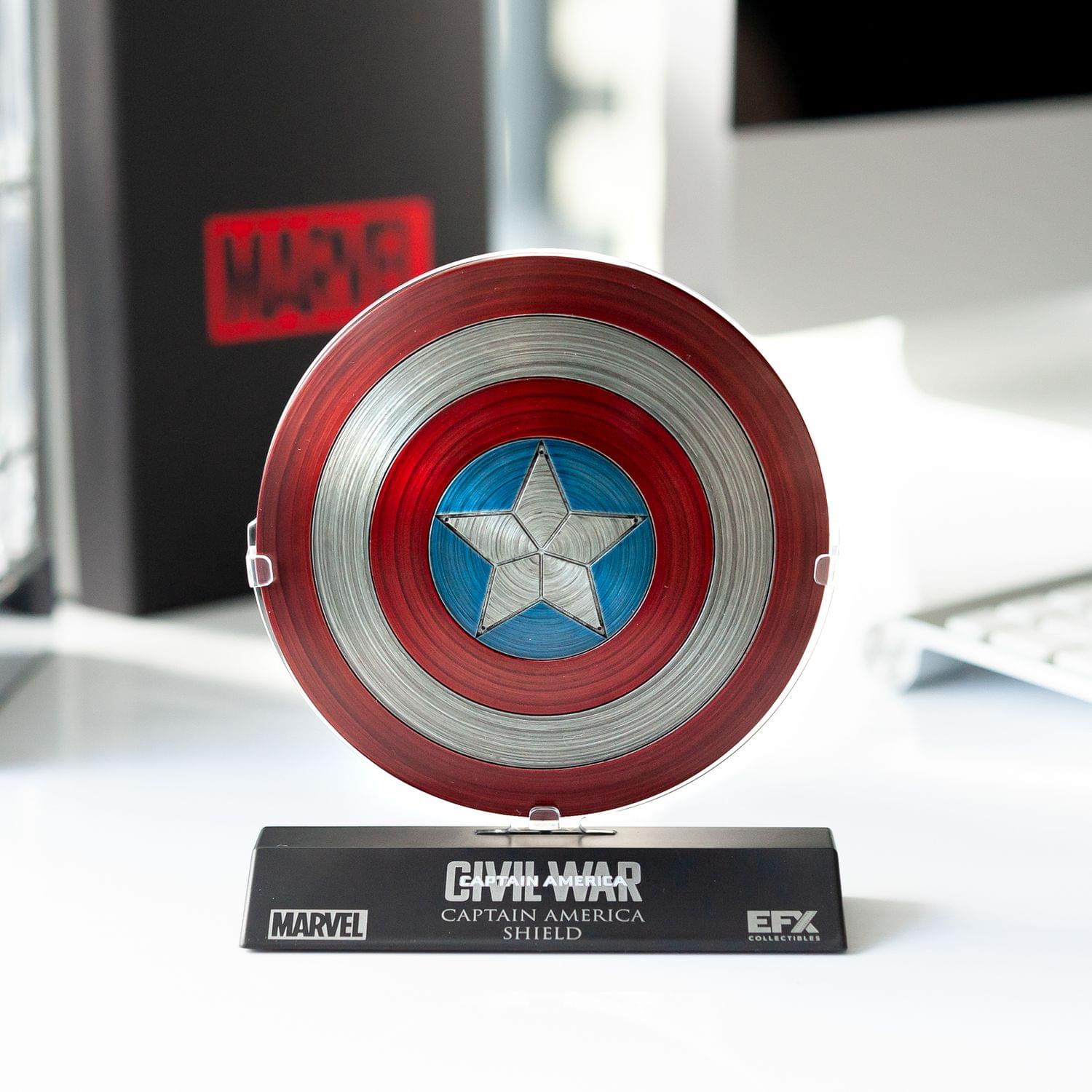 Marvel Civil War Collectibles Captain America Shield Replica | 1:6 Scale