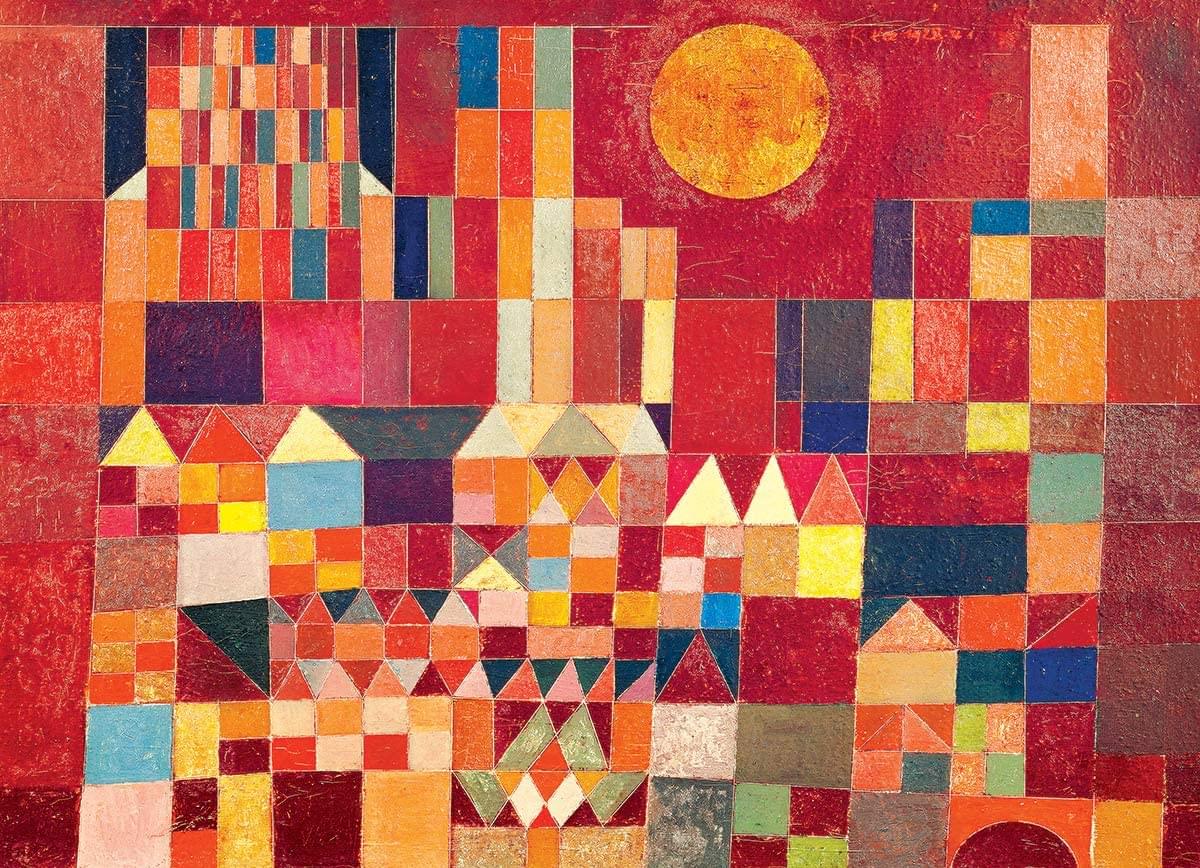 Castle and Sun by Paul Klee 1000 Piece Jigsaw Puzzle