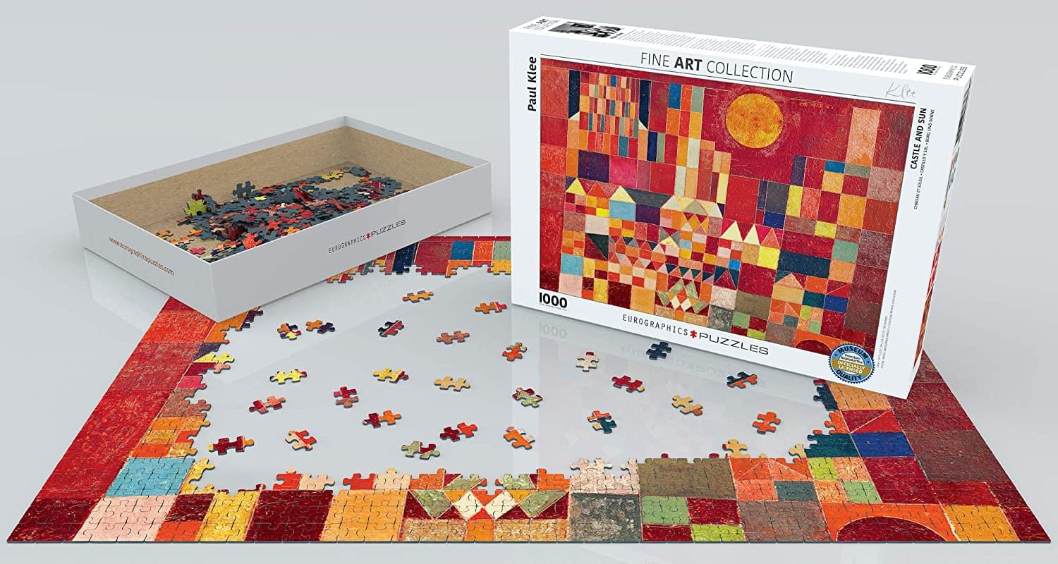 Castle and Sun by Paul Klee 1000 Piece Jigsaw Puzzle