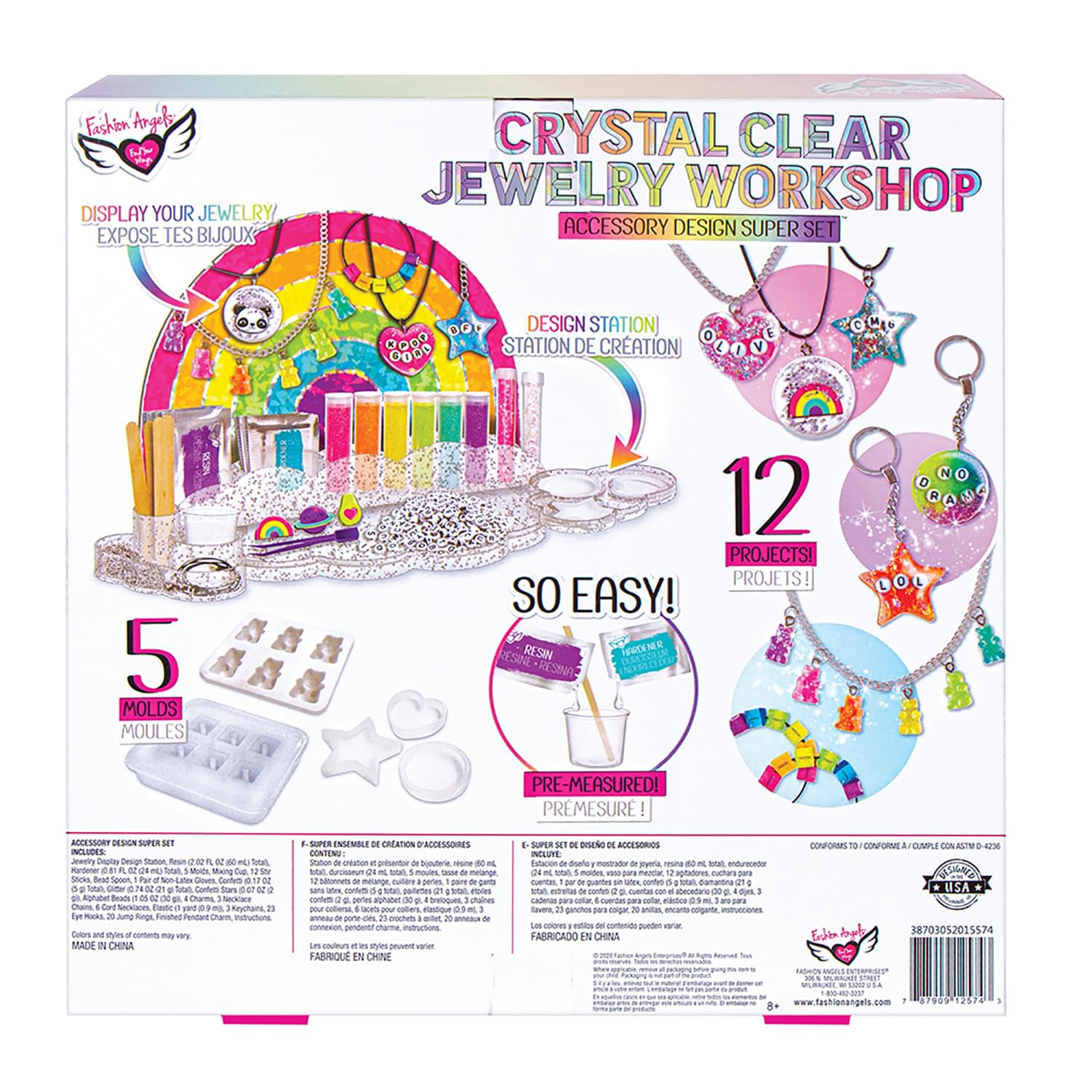 Fashion Angels Crystal Clear Jewelry Workshop Super Set