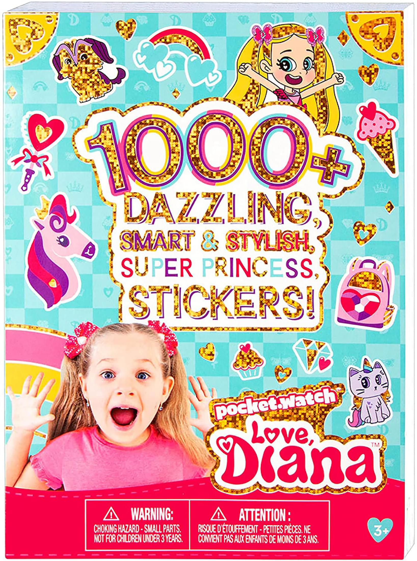 Fashion Angels Love, Diana 1000+ Cute 40 Page Sticker Book