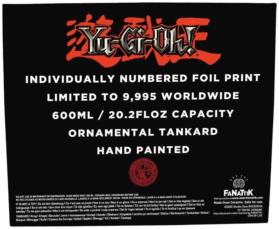 Yu-Gi-Oh! Pot of Greed Limited Edition Collectible Tankard