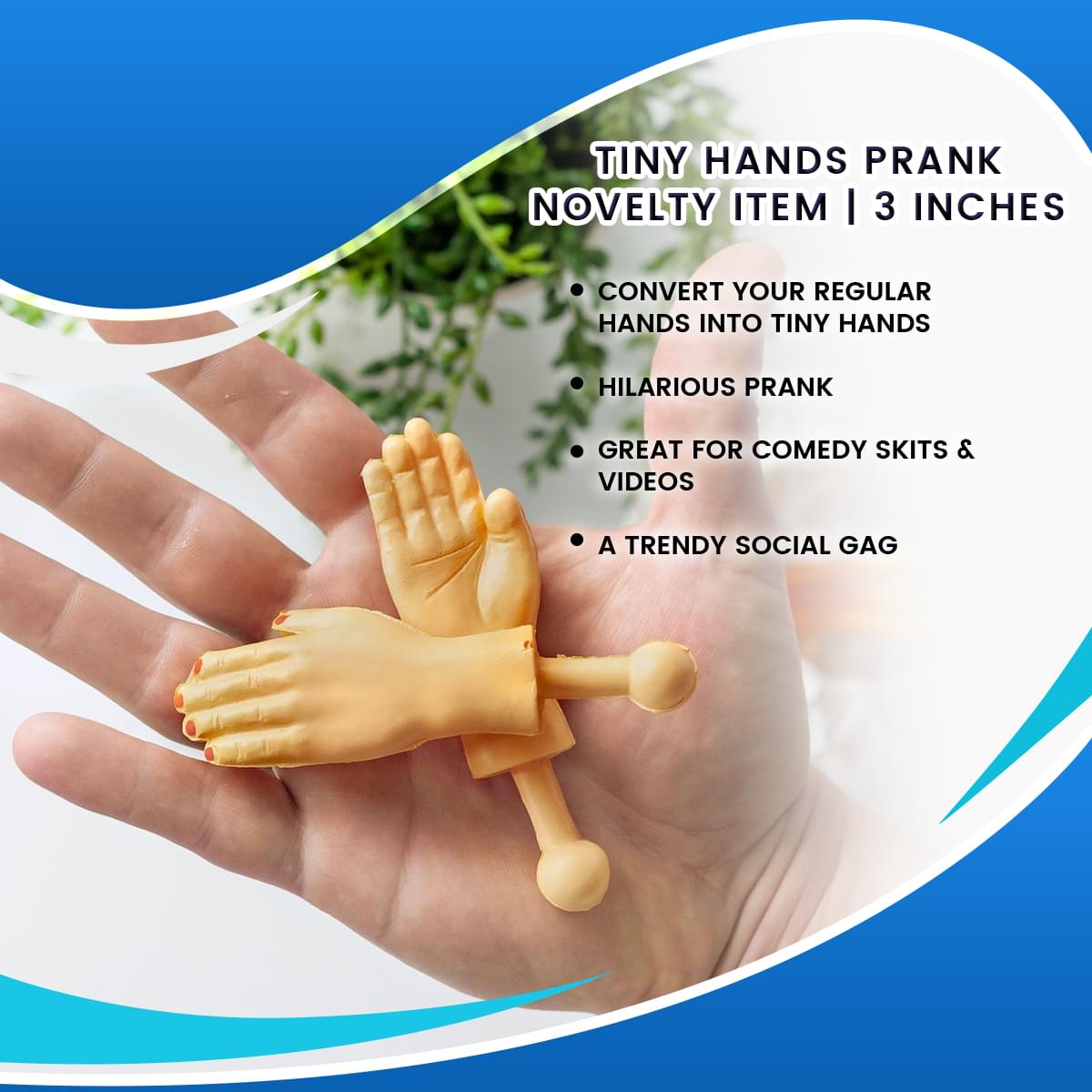 Tiny Hands Prank Novelty Item | 3 Inches