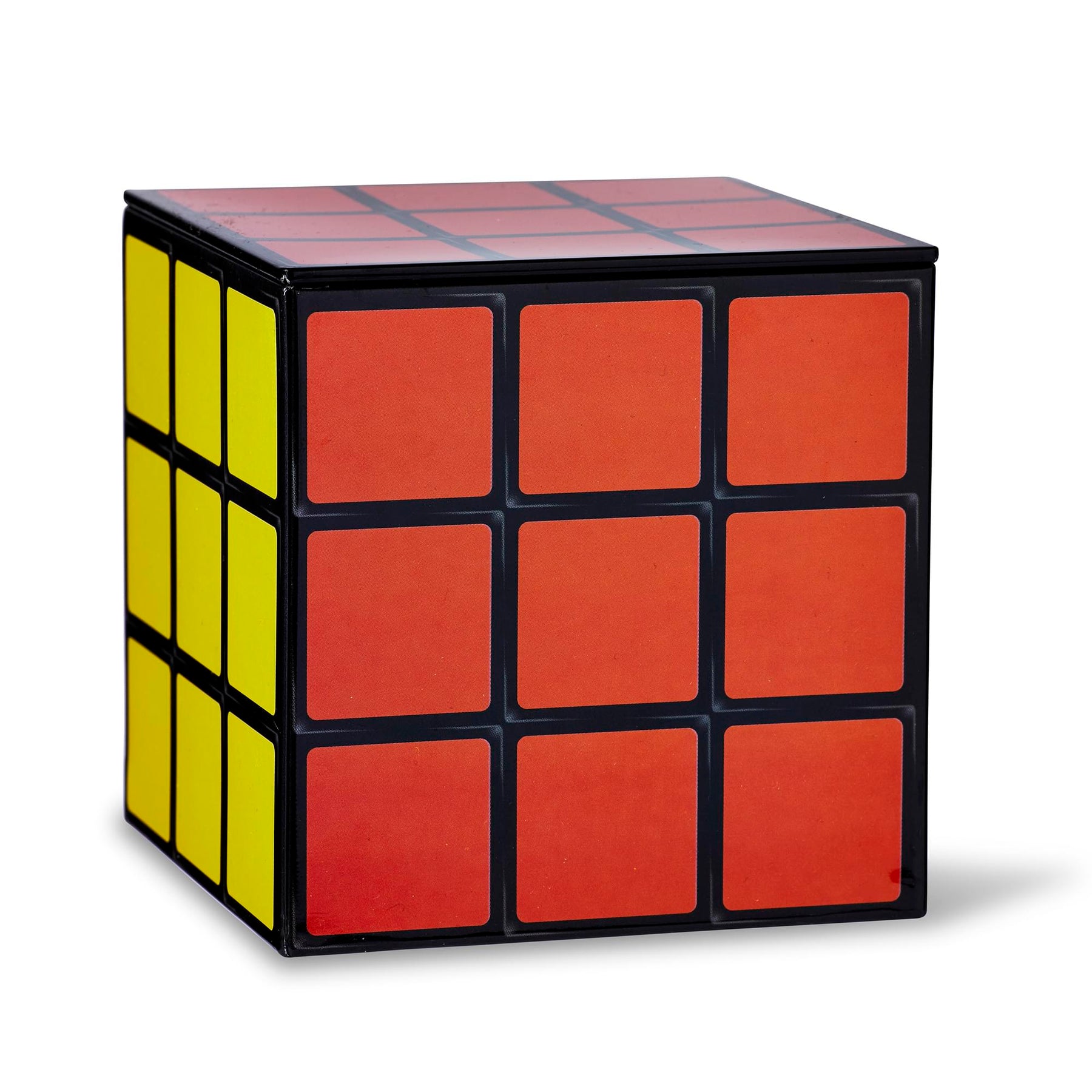 Puzzle Cube 4 x 4 Inch Tin Storage Box