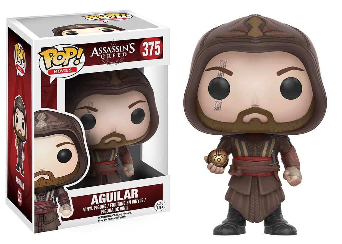 Assassin's Creed Movie POP Vinyl Figure: Aguilar | Free