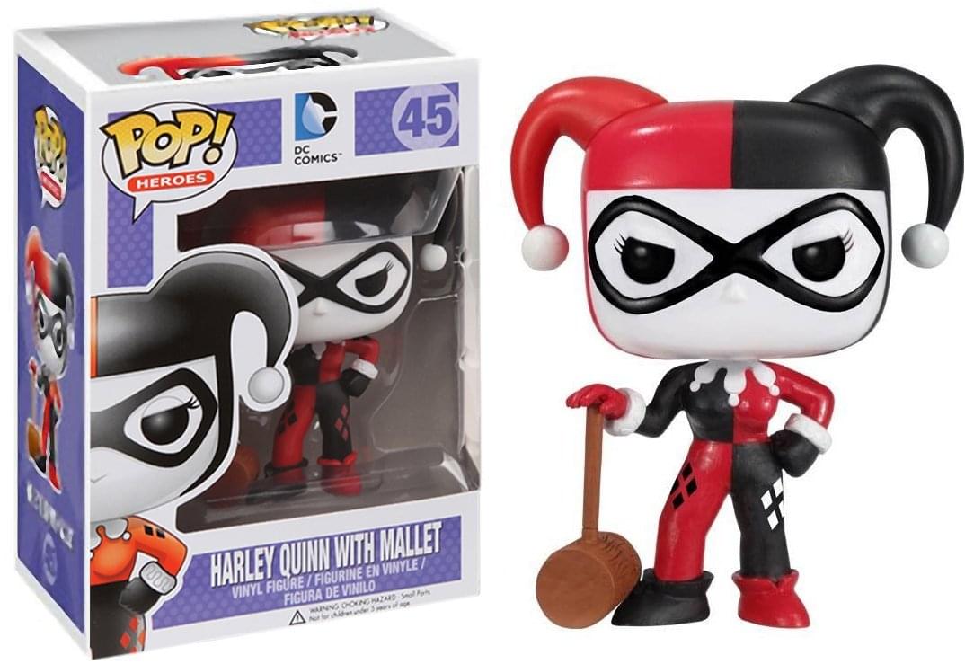 DC Comics Funko Pop Heroes Harley Quinn with Mallet Vinyl Figure