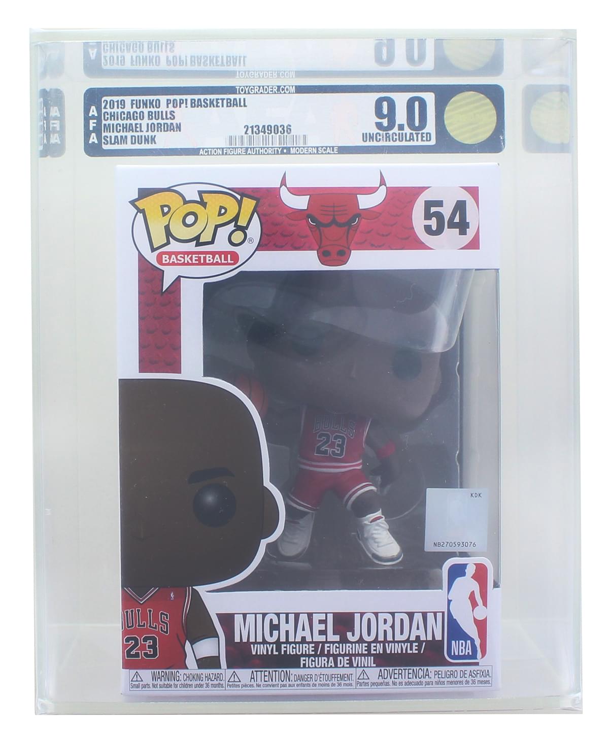 Chicago Bulls POP NBA Michael Jordan, AFA 9.0