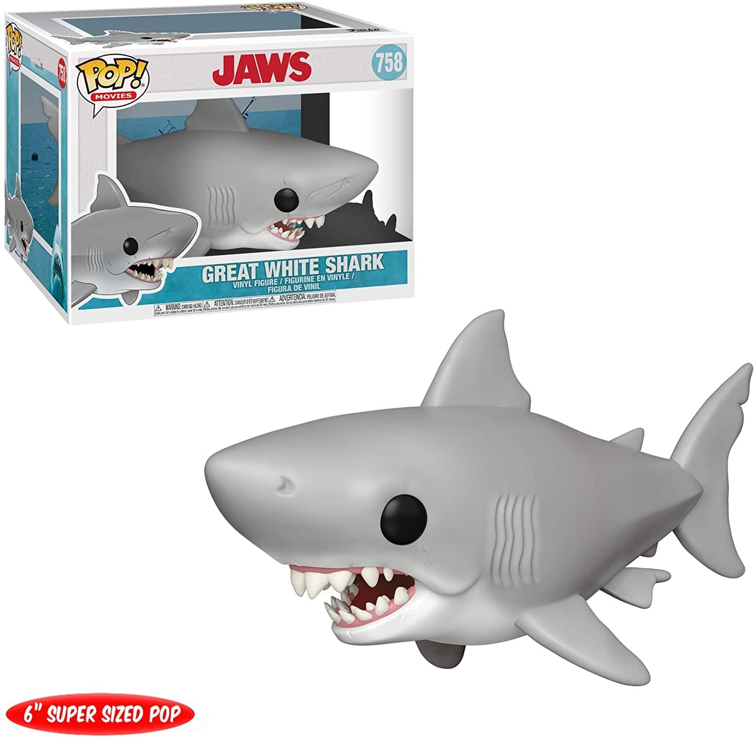 FUNKO POP! ジョーズ　グレートホワイトシャーク　50周年版 Funko POP! Super: Jaws Great White Shark (Retro