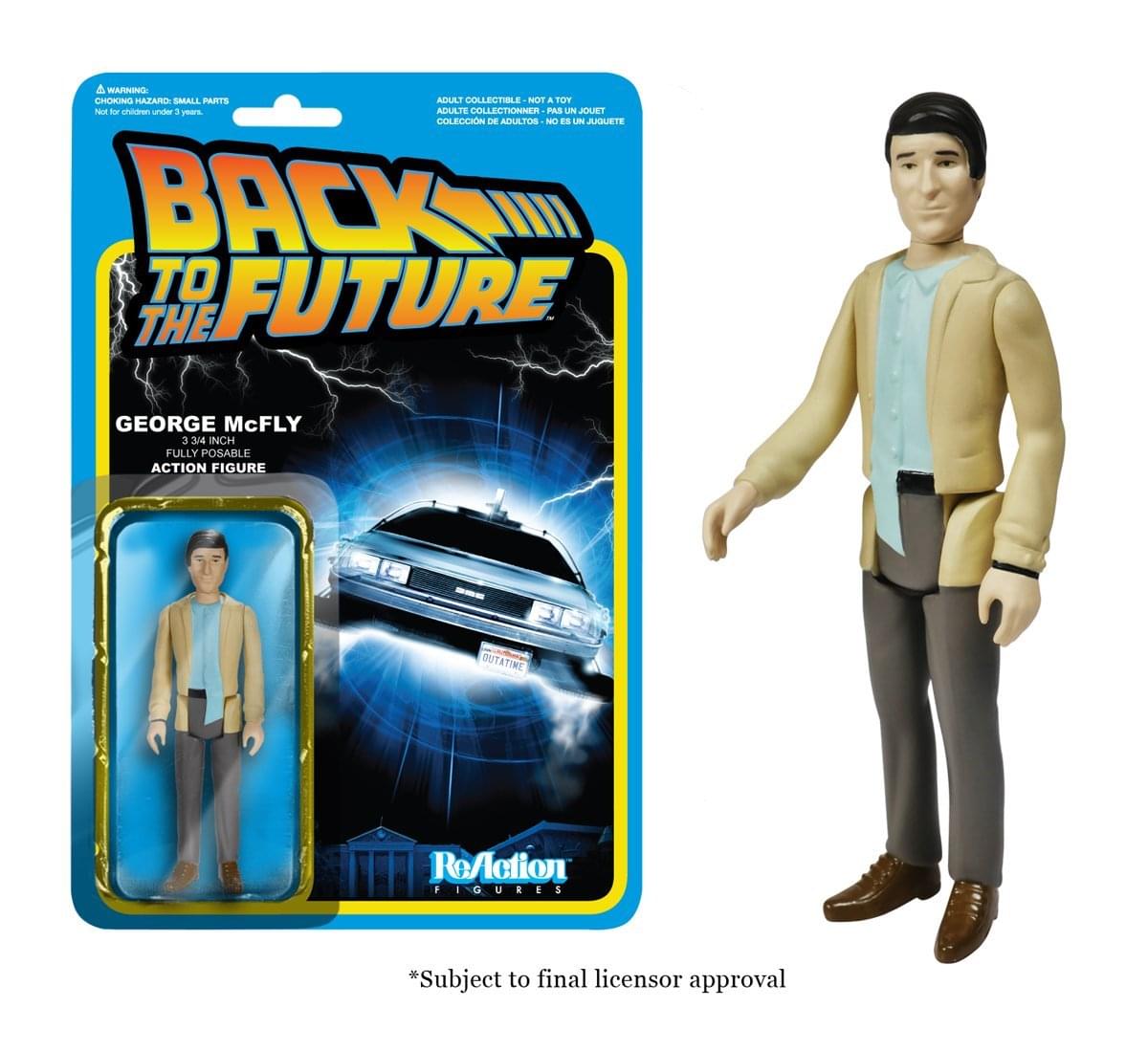 Back to the Future 3 3/4" ReAction Action Figure Bundle: Biff & George McFly