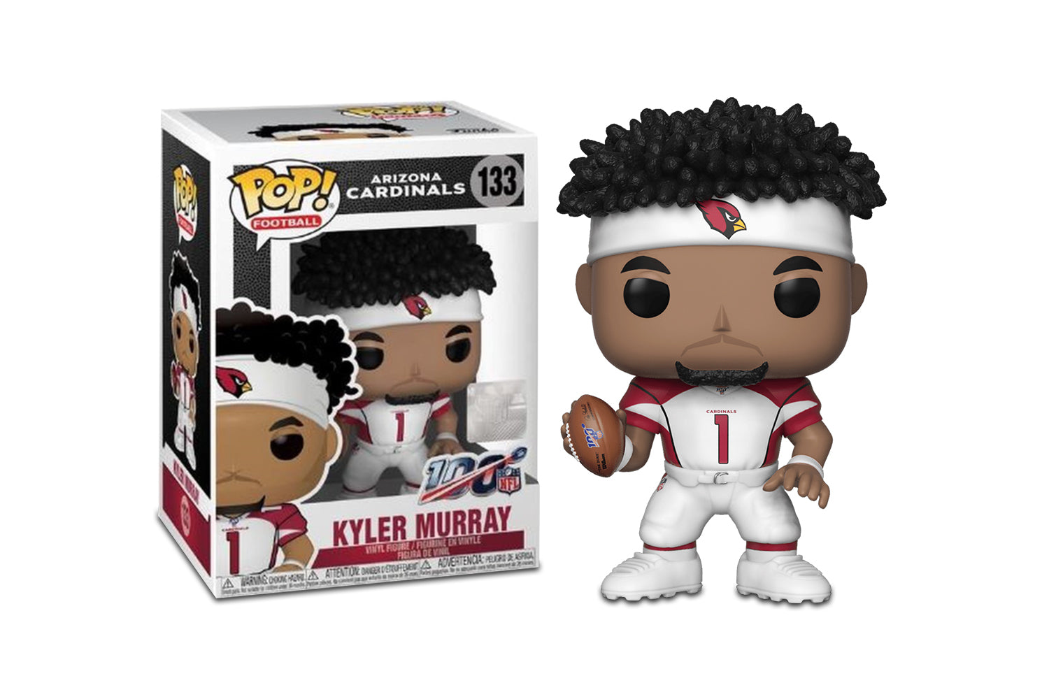 Arizona Cardinals NFL Funko POP Vinyl Figure | Kyler Murray Home Jersey