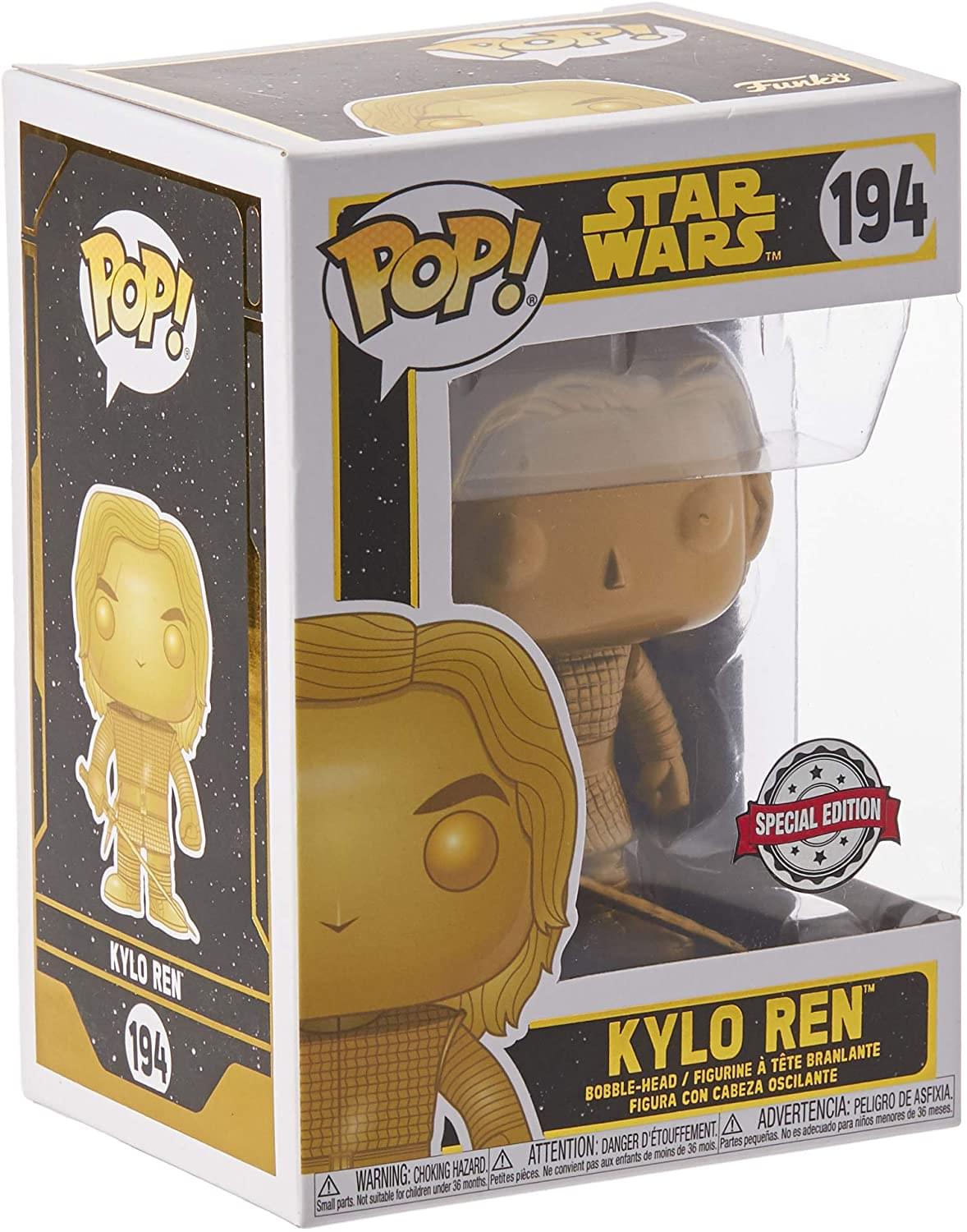 Star Wars Funko POP Vinyl Figure | Kylo Ren Gold Metallic