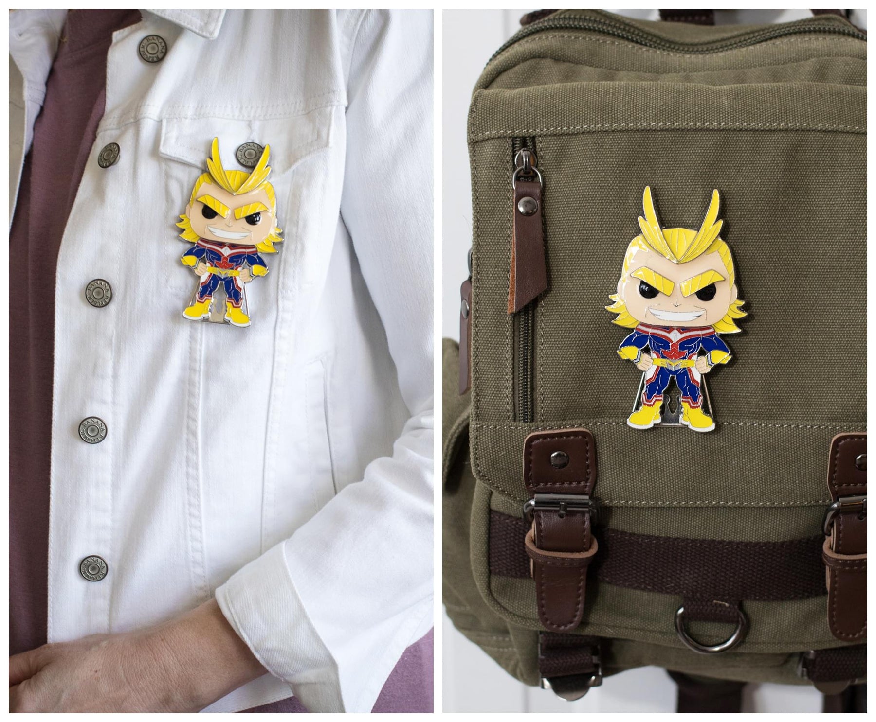 My Hero Academia 3-Inch Funko POP Pin | All Might