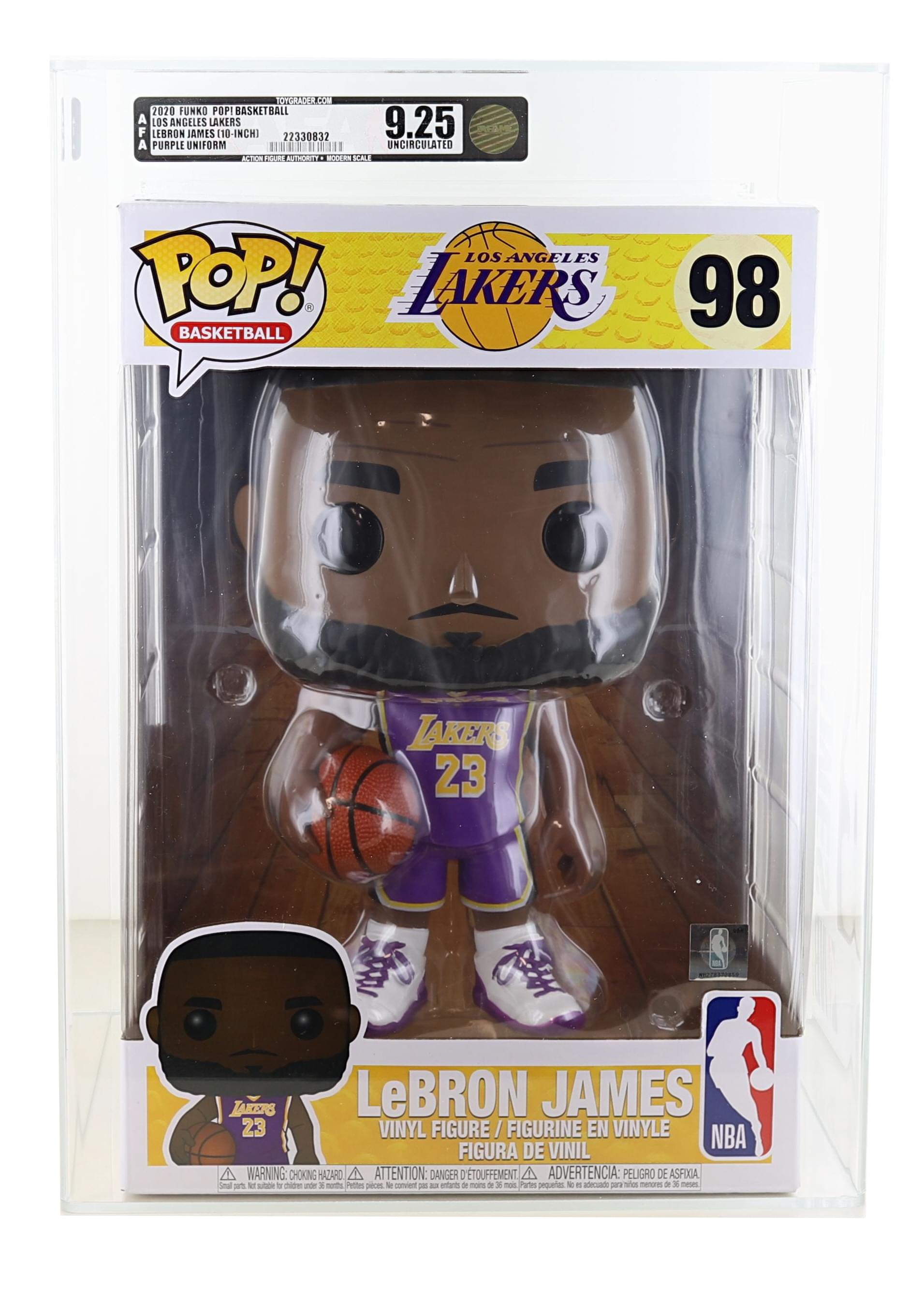 NBA Lakers LeBron James (Purple Jersey) 10-Inch Funko Pop! Vinyl Figure