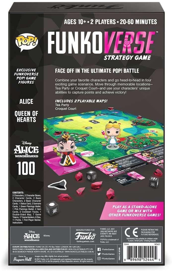 Alice in Wonderland 100 Funkoverse Strategy Game 2-Pack
