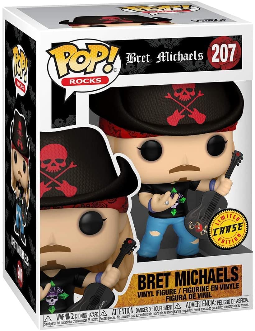Bret Michaels Funko POP Rocks Vinyl Figure | Chase