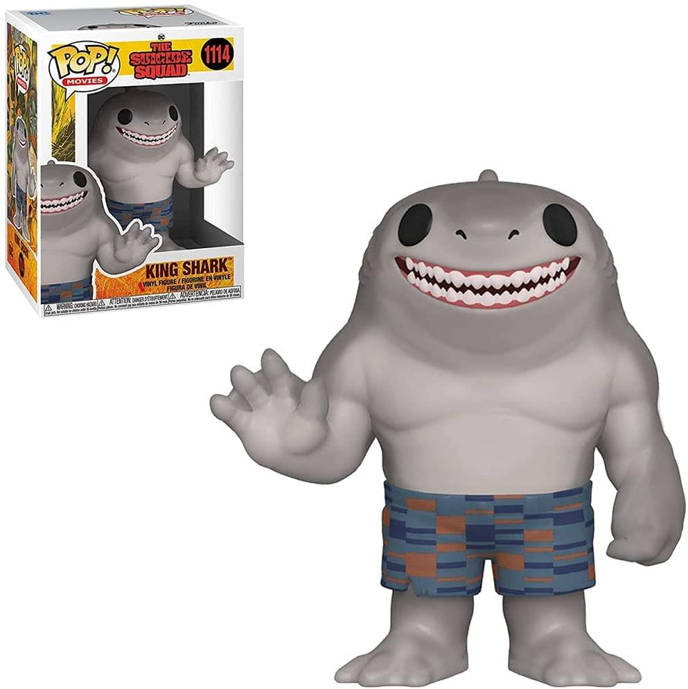 DC Shop: Funko Pop! Movies: THE SUICIDE SQUAD – Exclusive Metallic King  Shark Vinyl Figure