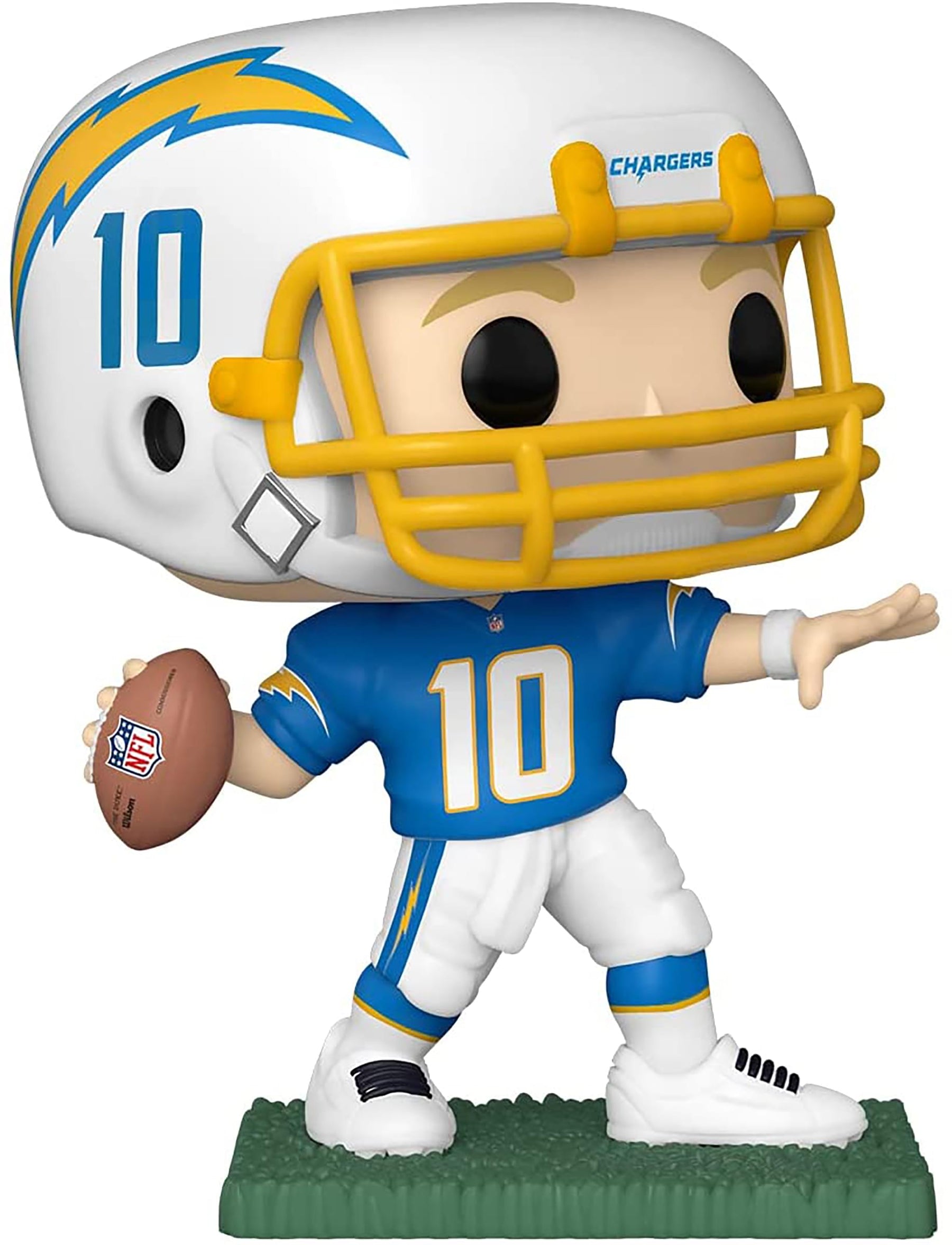 LA Chargers NFL Funko POP Vinyl Figure | Justin Herbert (Home Uniform)