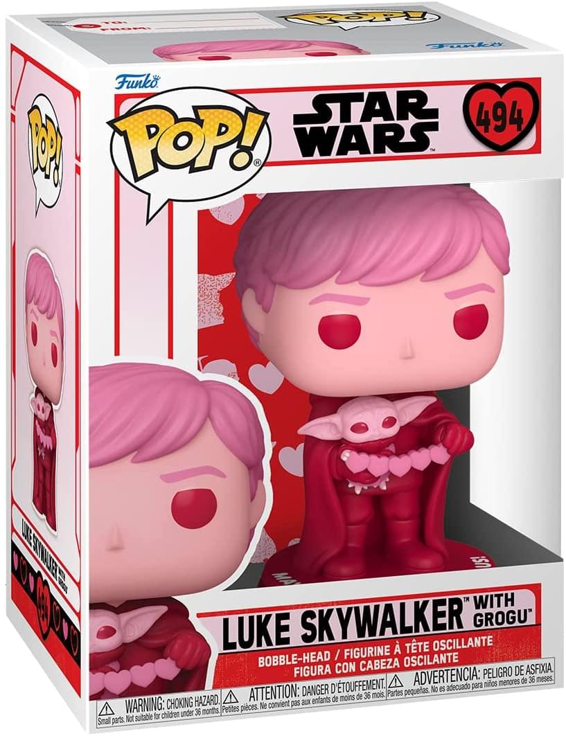 Star Wars Funko POP Vinyl Figure | Valentines Luke & Grogu