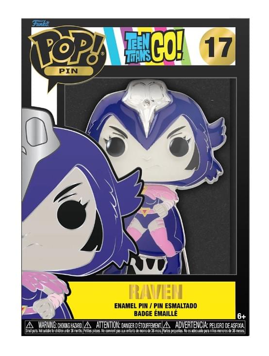 DC Teen Titans 3 Inch Funko POP Pin | Raven