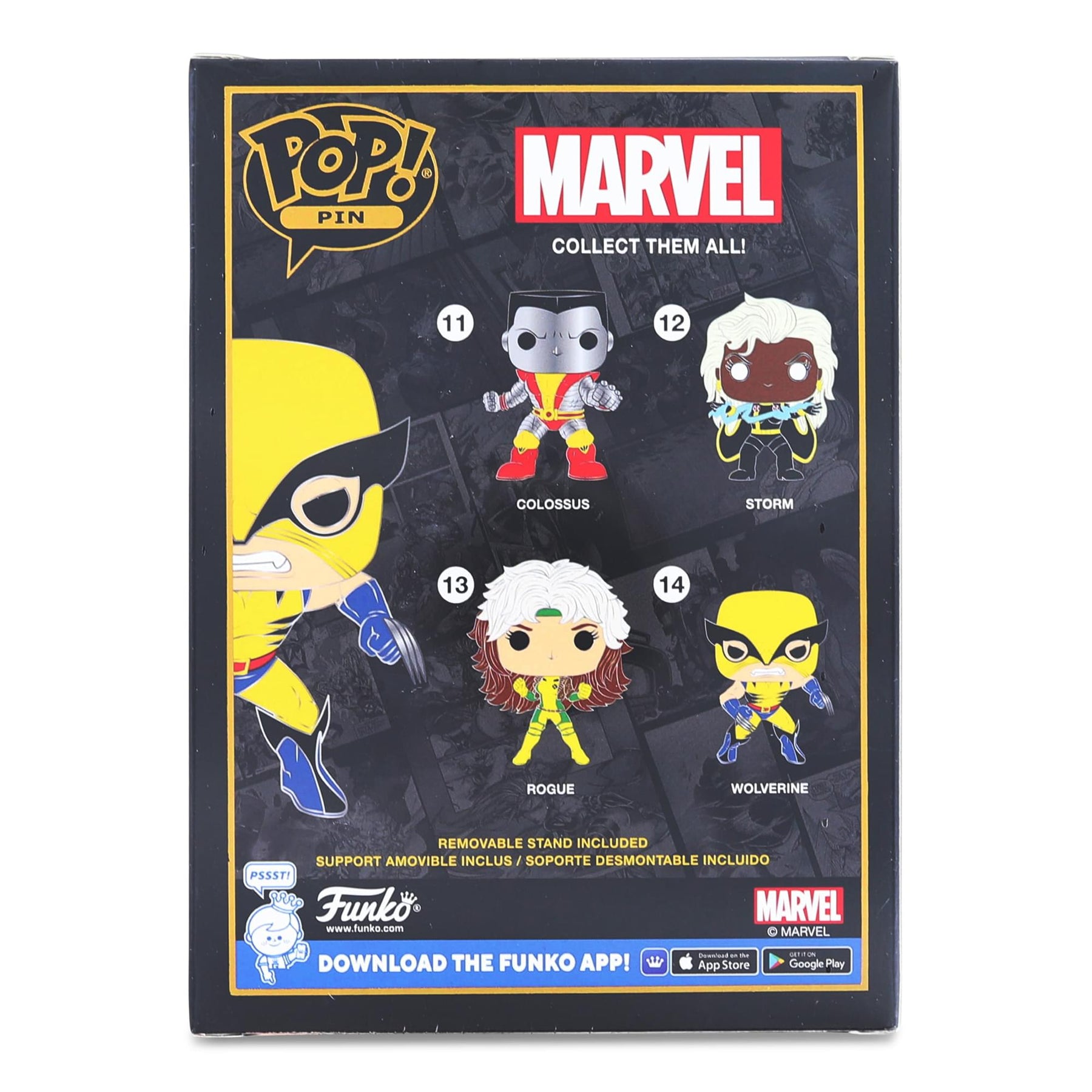 Marvel X-Men 3 Inch Funko POP Pin | Wolverine