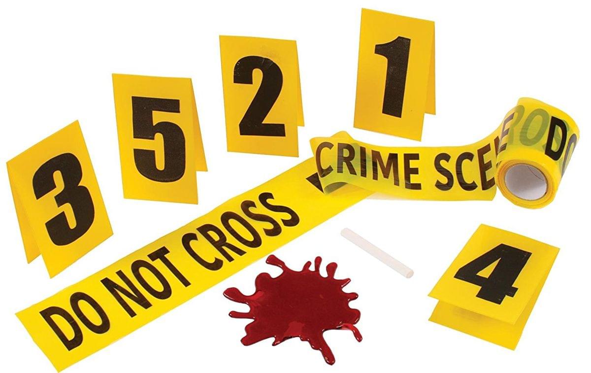 Crime Scene Kit Halloween Décor