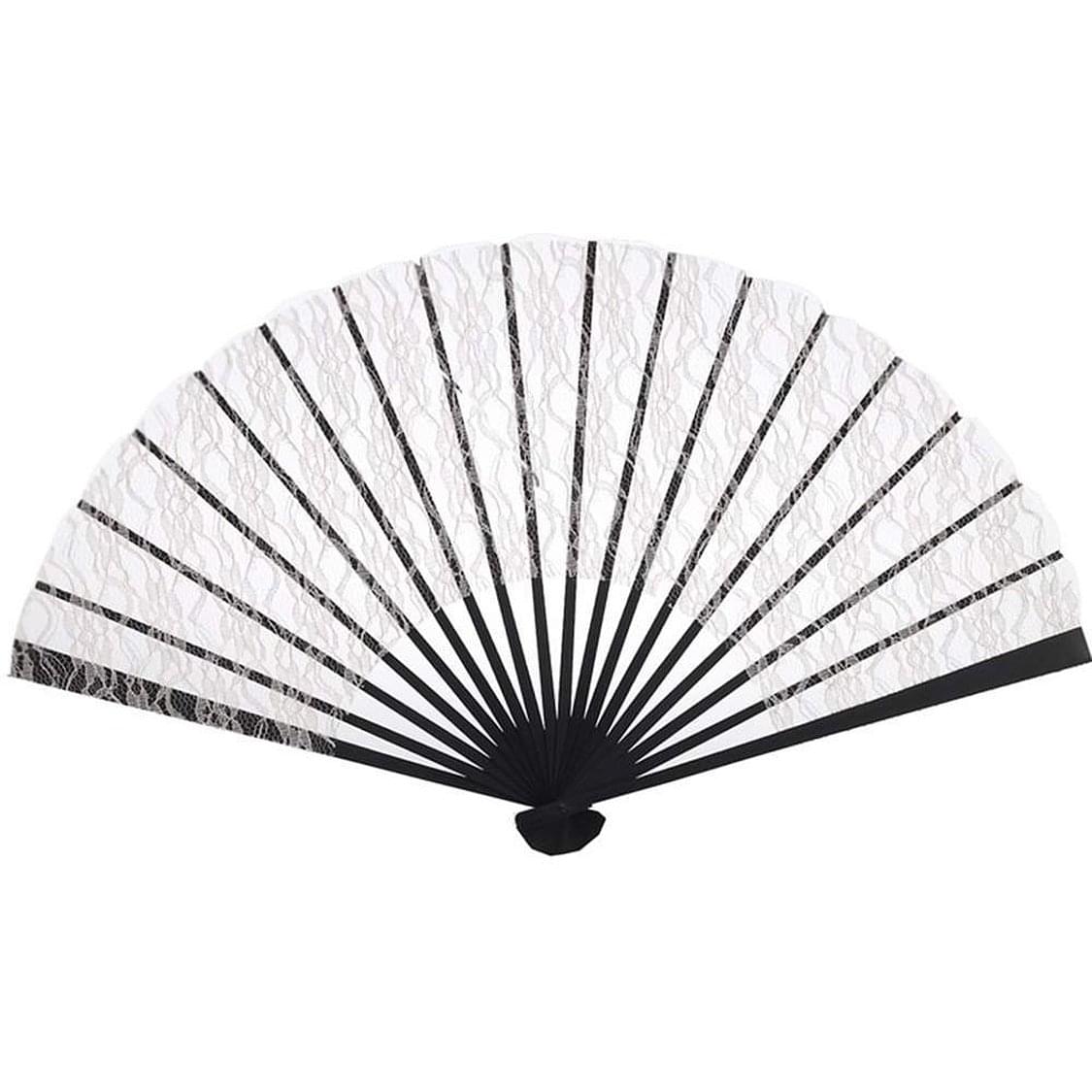 Roaring 20's Flapper Adult Costume Beige Lace Fan