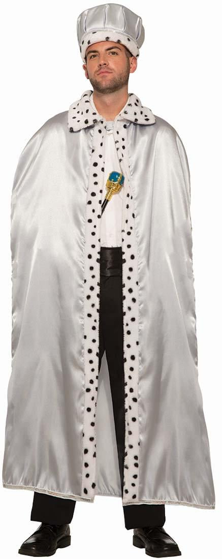 King Crown Adult Costume Hat, Silver