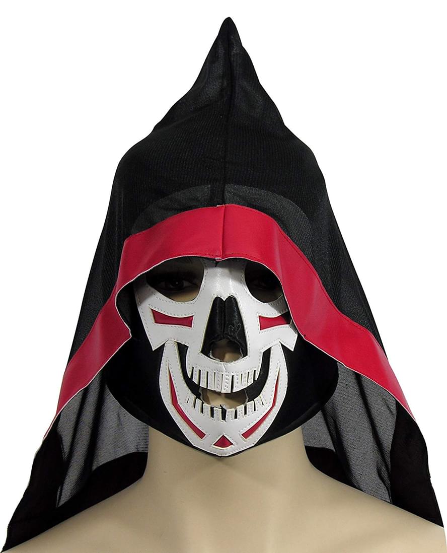 Lucha Libre Wrestling Men's Costume Mask w/ Hood Reaper Free Shipp