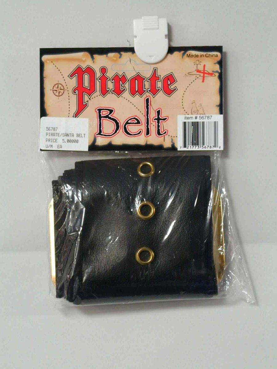 4" Wide Pirate/Santa Costume Belt Adult