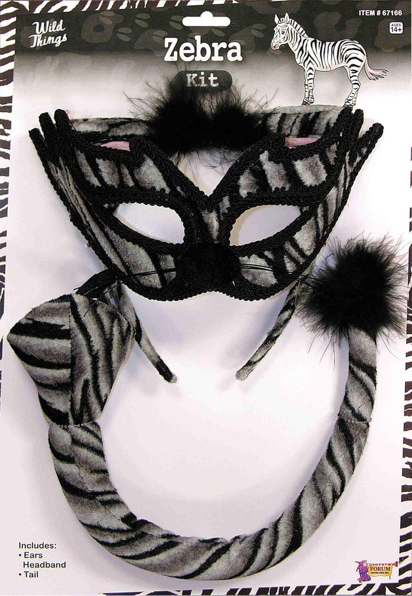 Sexy Zebra Costume Accessory Kit Adult