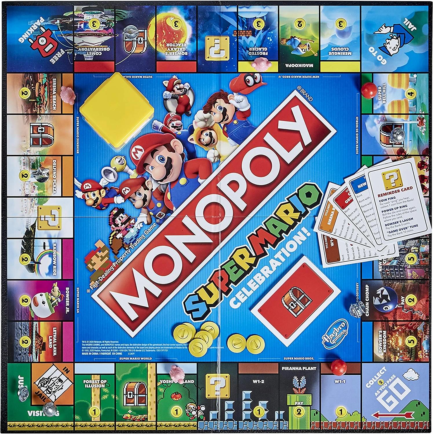 Super Mario Celebration Monopoly Board Game