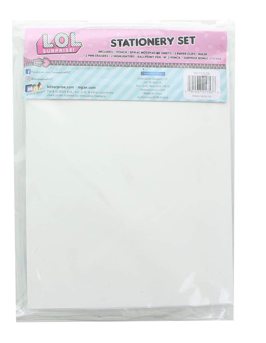 LOL Surprise! 10-Piece Stationery Set
